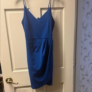 Lulu's Blue Midi Dress